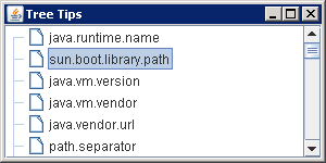 Working with Tree Tooltips: using a Tooltip Cell Renderer