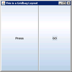 Using a GridBagLayout Manager