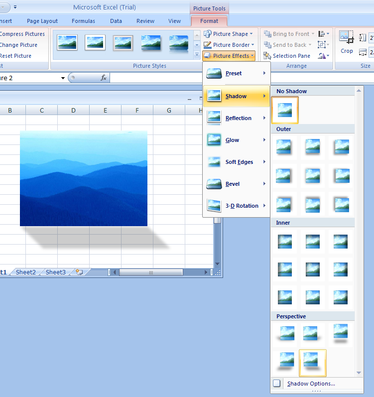 clipart in excel 2007 - photo #32