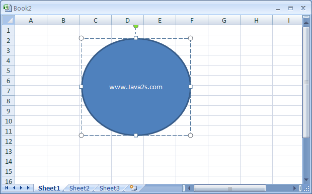 how to add text to shape in excel