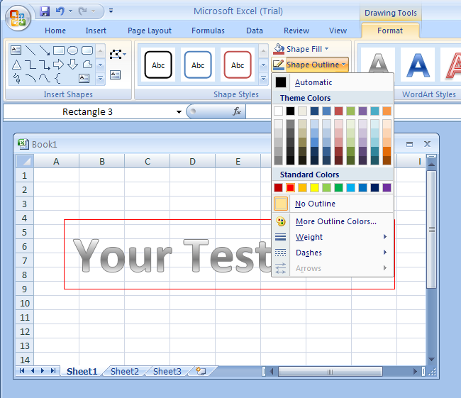 How To Outline Text In Word 2007 Printable Templates