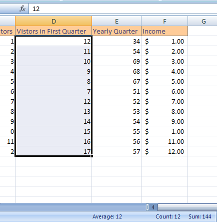 Calculate a Range Automatically