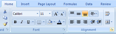 Change Alignment Using the Format Dialog Box