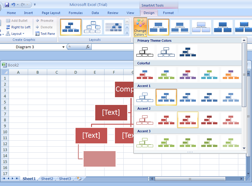 Organization Chart In Excel 2007