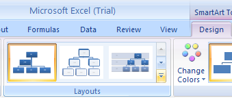 Change the Layout to an Organization Chart