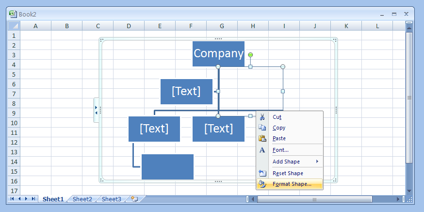 Microsoft Office 2007 Organizational Chart Templates
