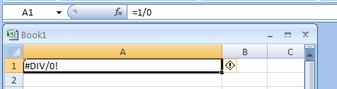 Combine CHOOSE and ERROR.TYPE to display friendly error message