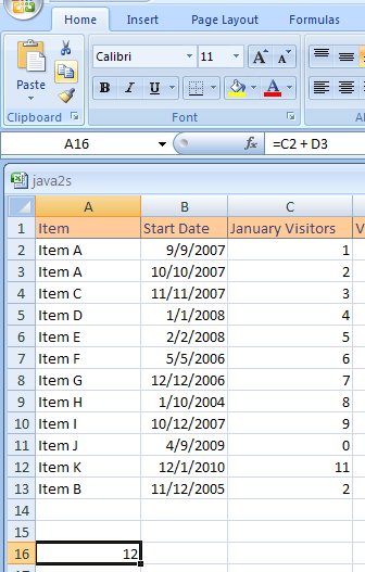 Copy a Formula Using the Clipboard