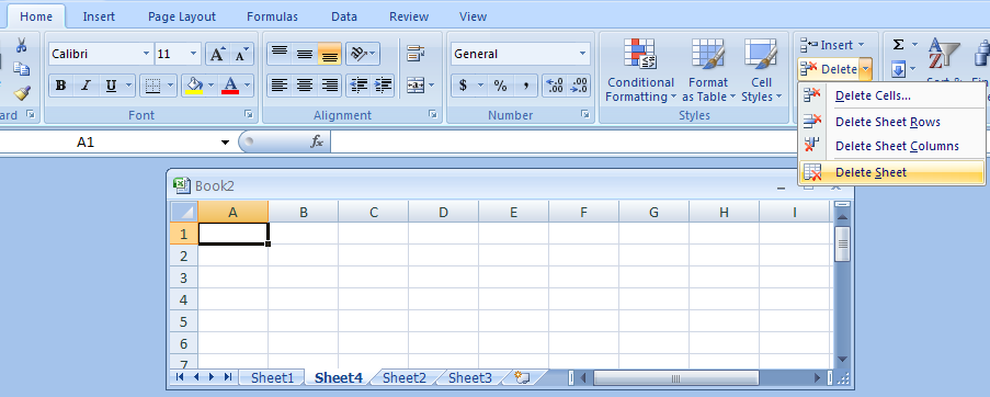 Delete Multiple Sheets In Excel Workbook