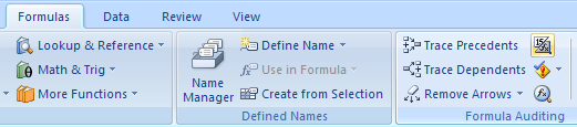 Display Formulas in Cells