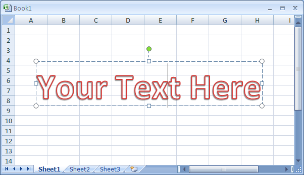 Edit WordArt Text