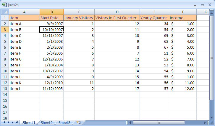 Insert a Column or Row