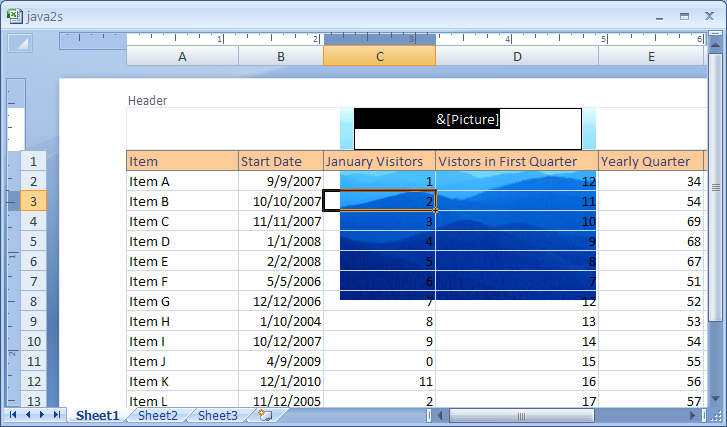 insert clipart in excel header - photo #34