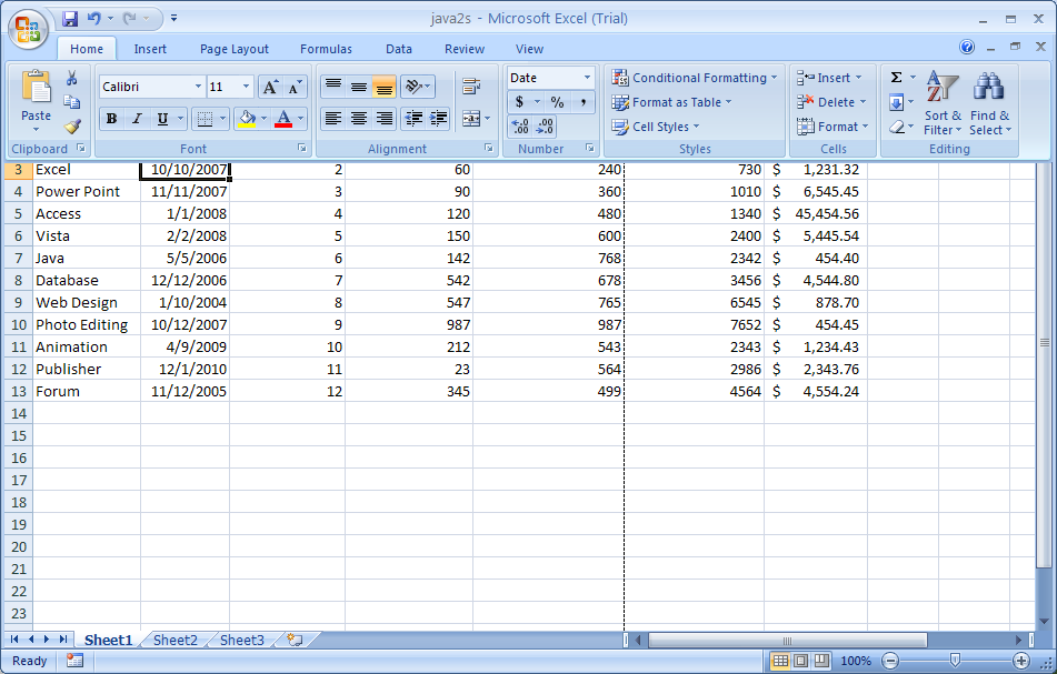 Spreadsheets Tutorials Pdf