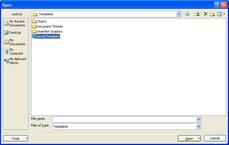Open A Template Template Editing Microsoft Office Excel 2007 Tutorial