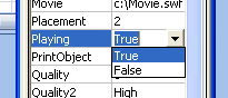 To play the file automatically, set the Playing property to True.