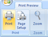 Or click the Print button to print from Print Preview