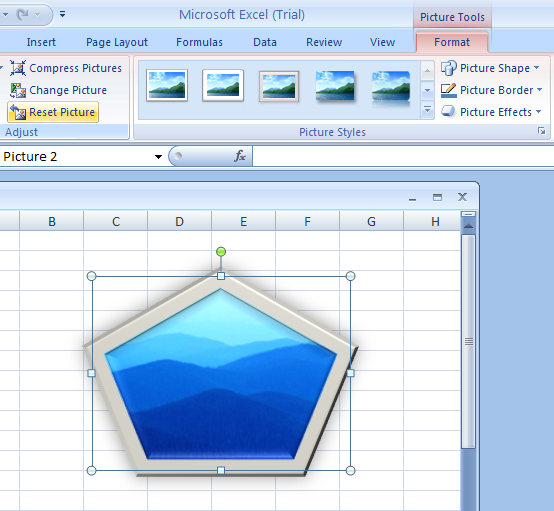 Select the picture. Click the Format tab. Click the Reset Picture button.