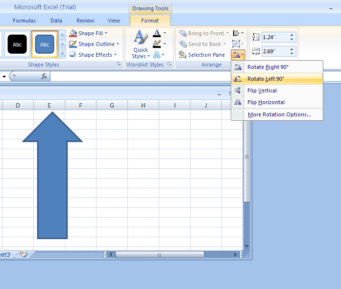 Rotate or Flip an Object Using Preset Increments