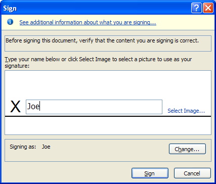 To add a printed version of your signature, type your name.