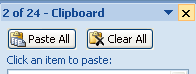 Click the Close button to close a task or window pane.