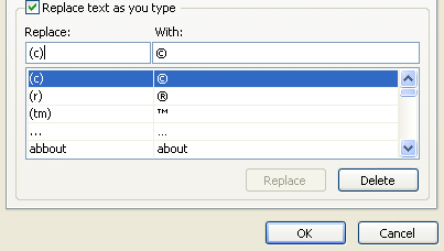 Type the abbreviation or misspelling, type the replacement text for your AutoCorrect entry in the With box.