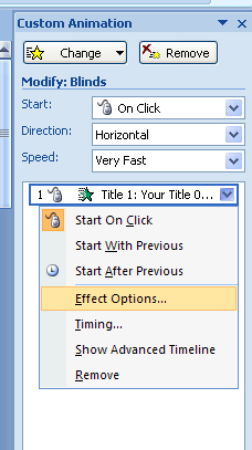 Animate Text : Animation « Slides « Microsoft Office PowerPoint 2007  Tutorial
