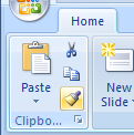 Select the word. Click the Home tab. Click the Format Painter button. If you want to apply the format to more than once, double-click the Format Painter button.