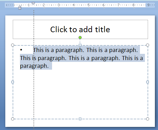 Change The Distance Between Bullets And Text Bullets Numbering Editing Format Microsoft Office Powerpoint 2007 Tutorial