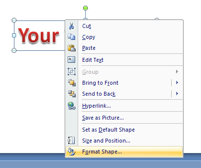 Change Wordart Text Direction Wordart Wordart Picture Clip Art Shape Microsoft Office Powerpoint 2007 Tutorial