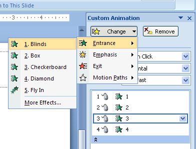 Dim Text After the Animation : Animation « Slides « Microsoft Office  PowerPoint 2007 Tutorial