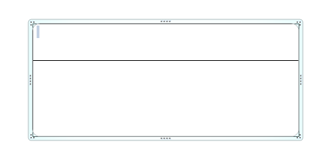 Drag horizontal lines to create rows and vertical lines to create columns.