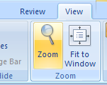 Click the Zoom list arrow, and then increase the zoom percentage to have a better view.