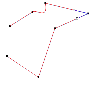 Drag one of the freeform vertices to a new location.