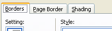 Click the Borders tab.