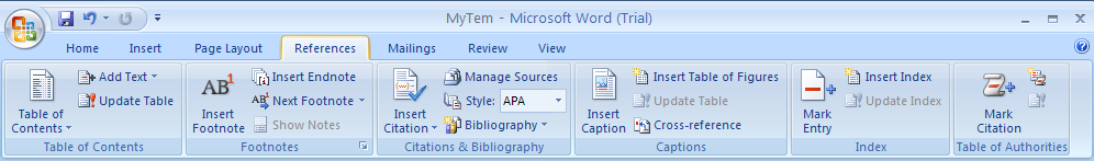 Add a Citation and Source to a Document