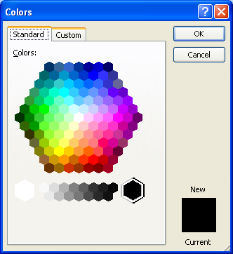 Then click More Colors.