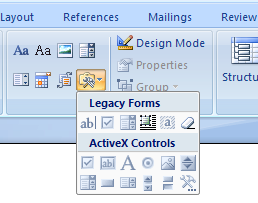 Legacy Tools(form and ActiveX controls)