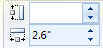 Then change the Height and Width boxes in the Cell Size group: