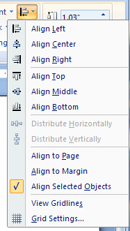 Click the Align button.