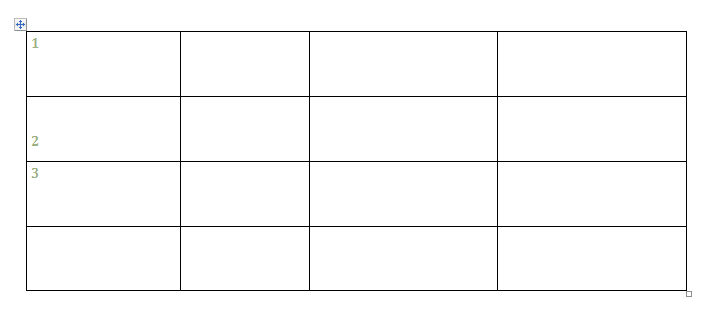 Calculate a Value  in a Table