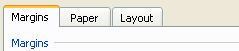 Then click the Margins tab.
