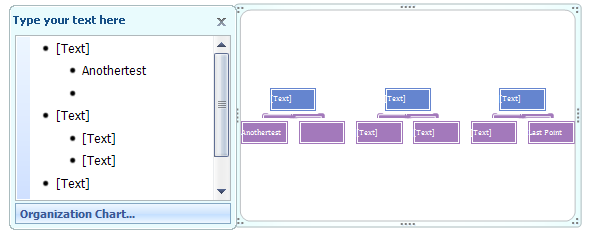 Click the layout for the SmartArt graphic.