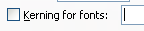 Check box: Click the box to turn on or off the option. A checked box means the option is selected.