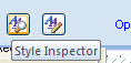 Then click the Style Inspector button.