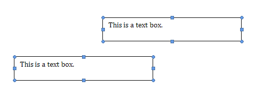 Press and hold Ctrl while you select the text in each text box.