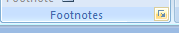 Then click the Footnotes Dialog Box Launcher.
