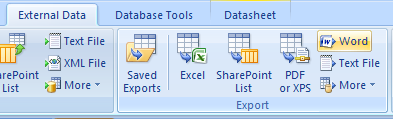 Click the Export to RTF File (.rtf file) or Export to Text File (.txt file) button.
