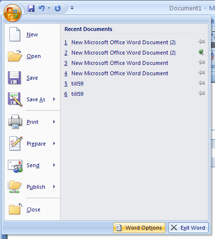 Creating a New Document From an Existing Document