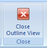 When you're done, click the Close Outline View button.